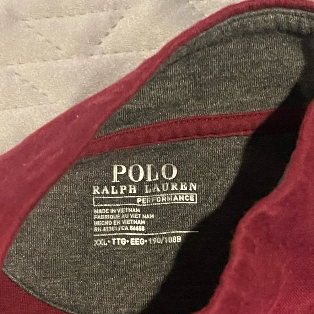 Polo Ralph Lauren l/s‎ performance 1/4 zip sweater mens XXL EUC
